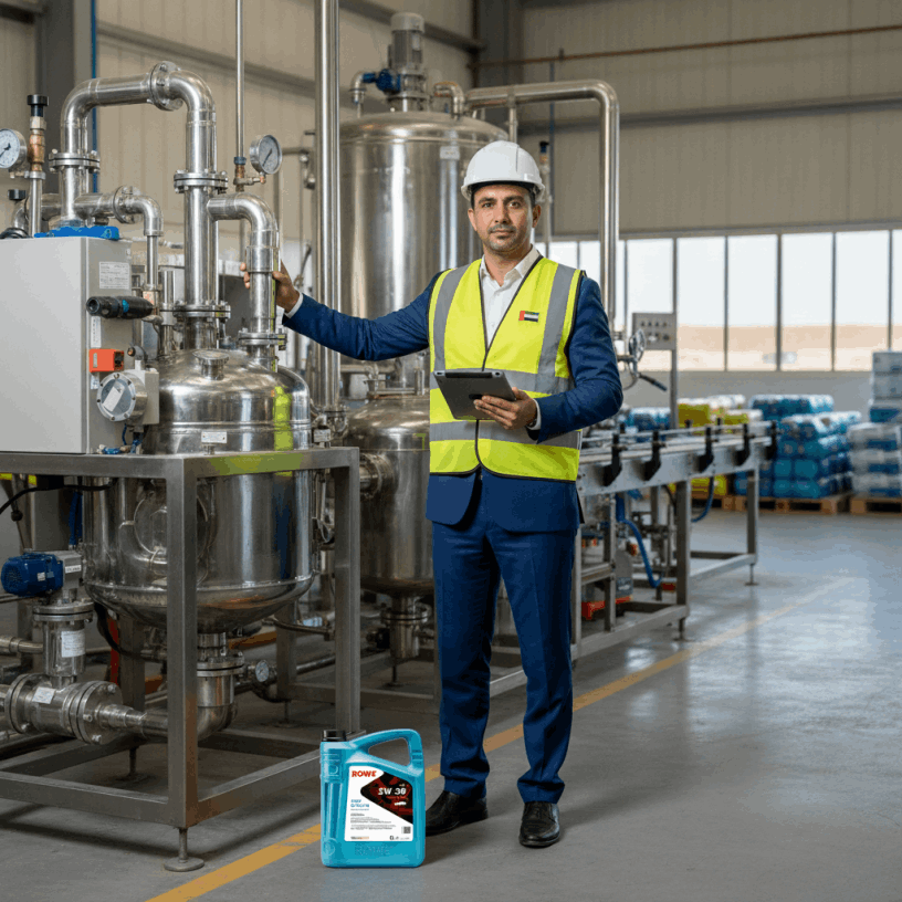 Rowe Motor Oil Factory UAE